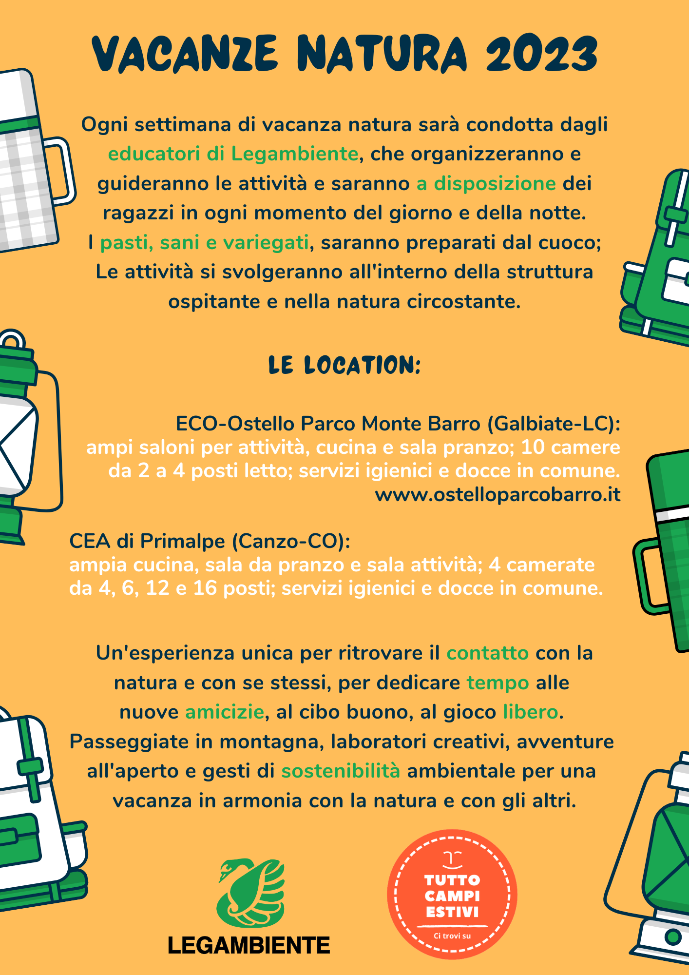 Un'estate nel verde